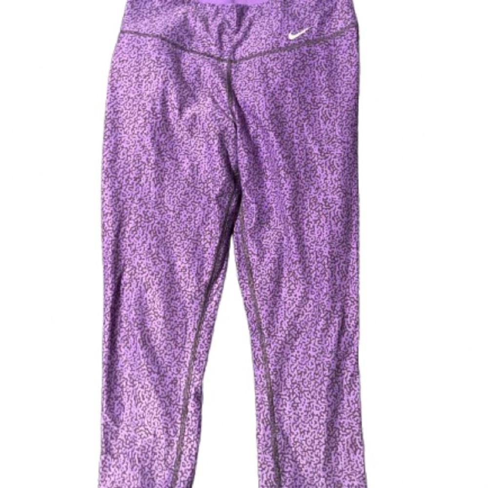 Nike Purple Leggings High Waist Performance